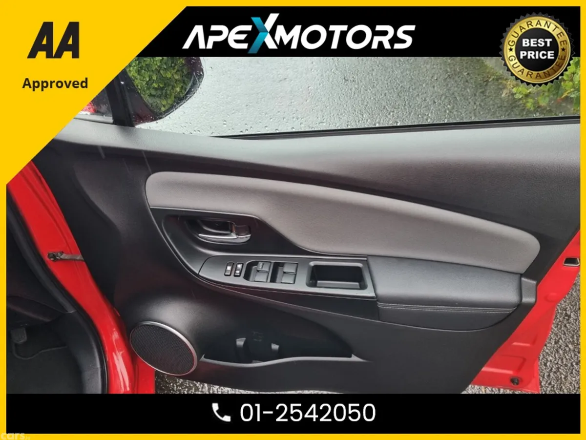 Toyota Yaris Hatchback, Petrol Hybrid, 2016, Red