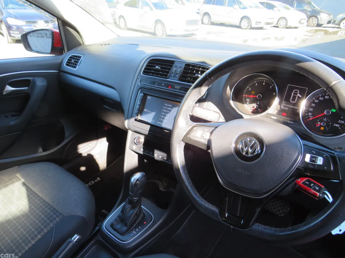 Volkswagen Polo Hatchback, Petrol, 2017, Red