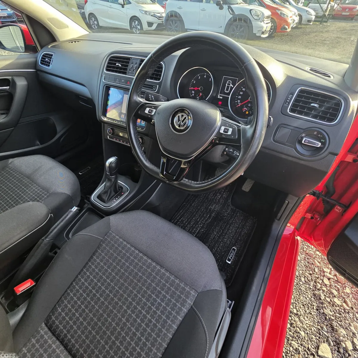Volkswagen Polo Hatchback, Petrol, 2017, Red