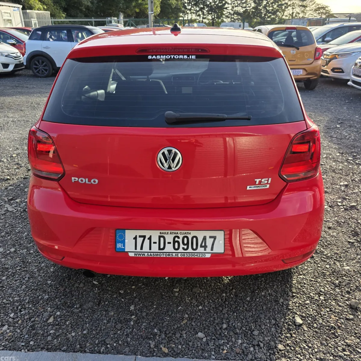 Volkswagen Polo Hatchback, Petrol, 2017, Red