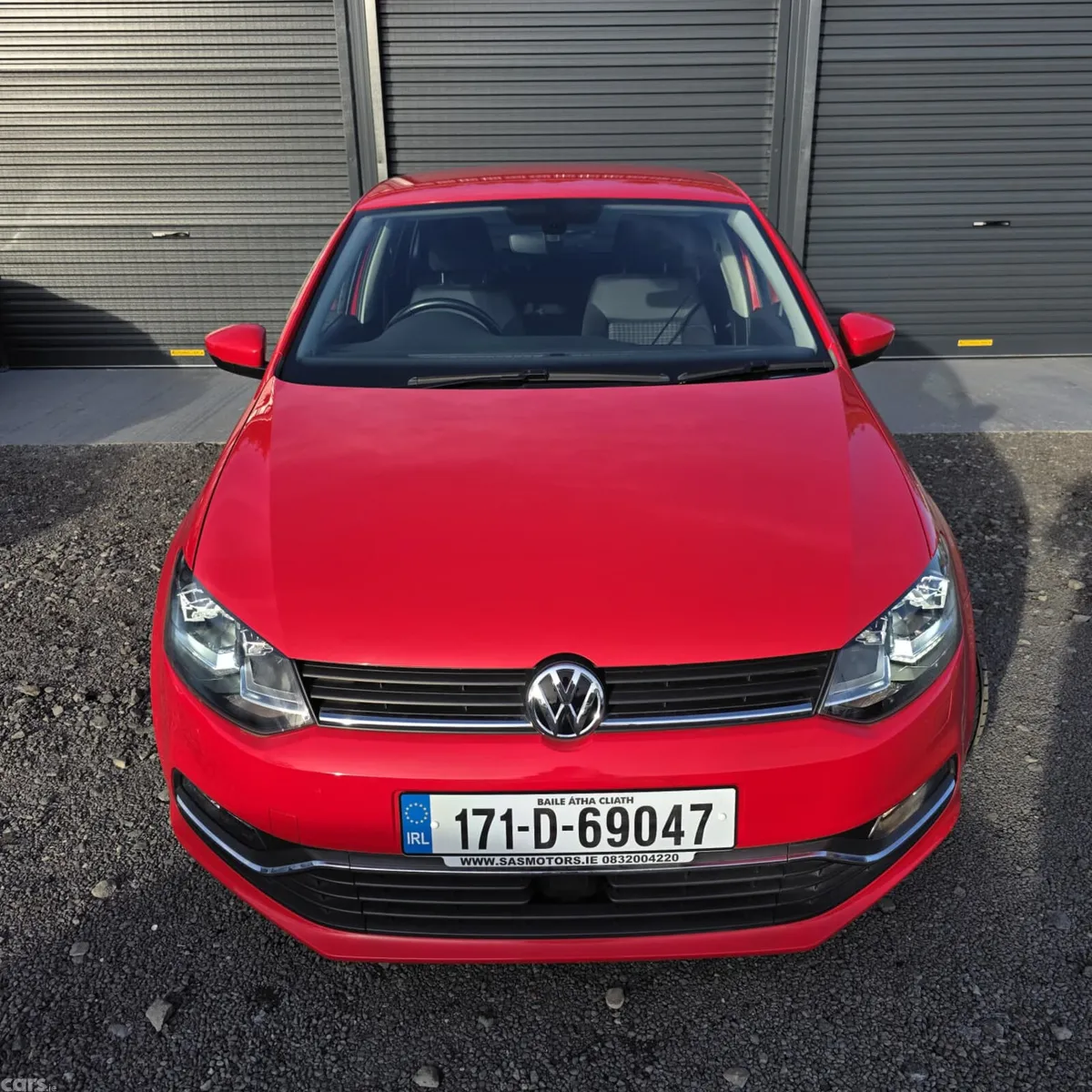 Volkswagen Polo Hatchback, Petrol, 2017, Red