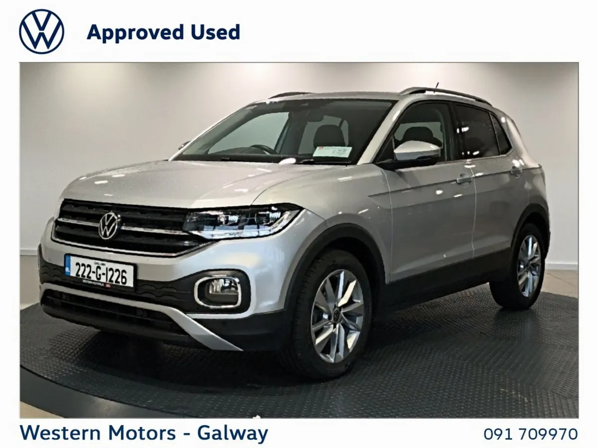 Volkswagen T-Cross Estate, Petrol, 2022, Grey