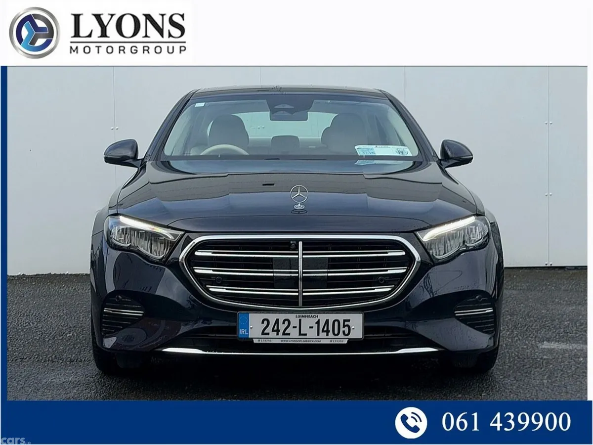 Mercedes-Benz E-Class Saloon, Diesel Hybrid, 2024, Blue