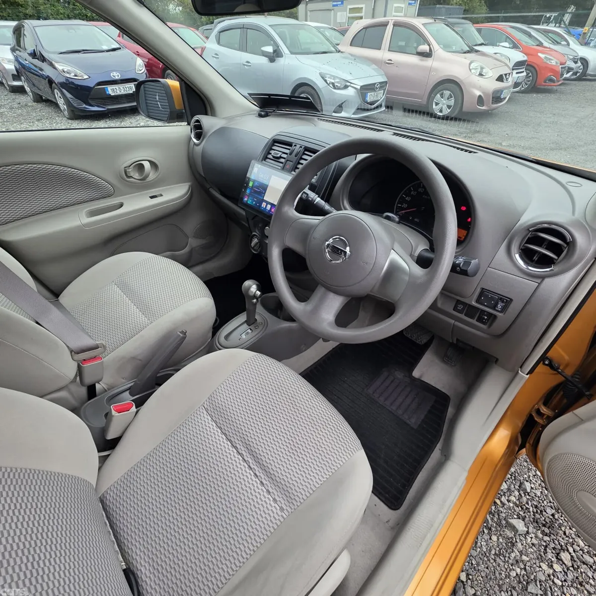 Nissan March Hatchback, Petrol, 2014, Orange