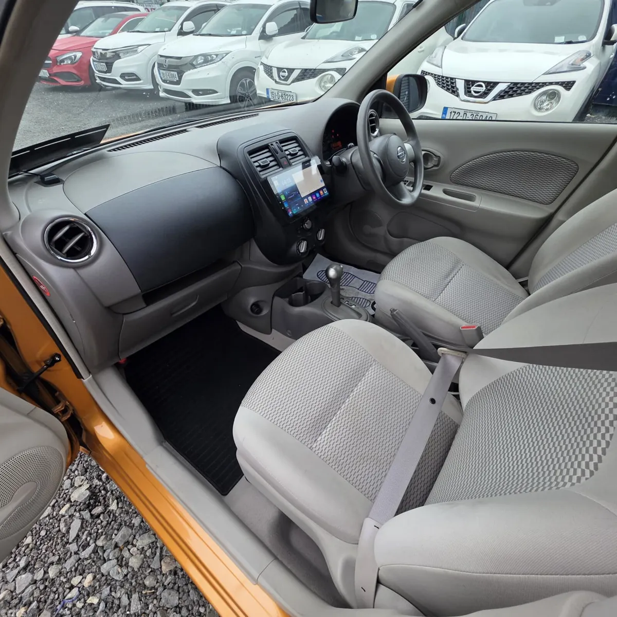 Nissan March Hatchback, Petrol, 2014, Orange