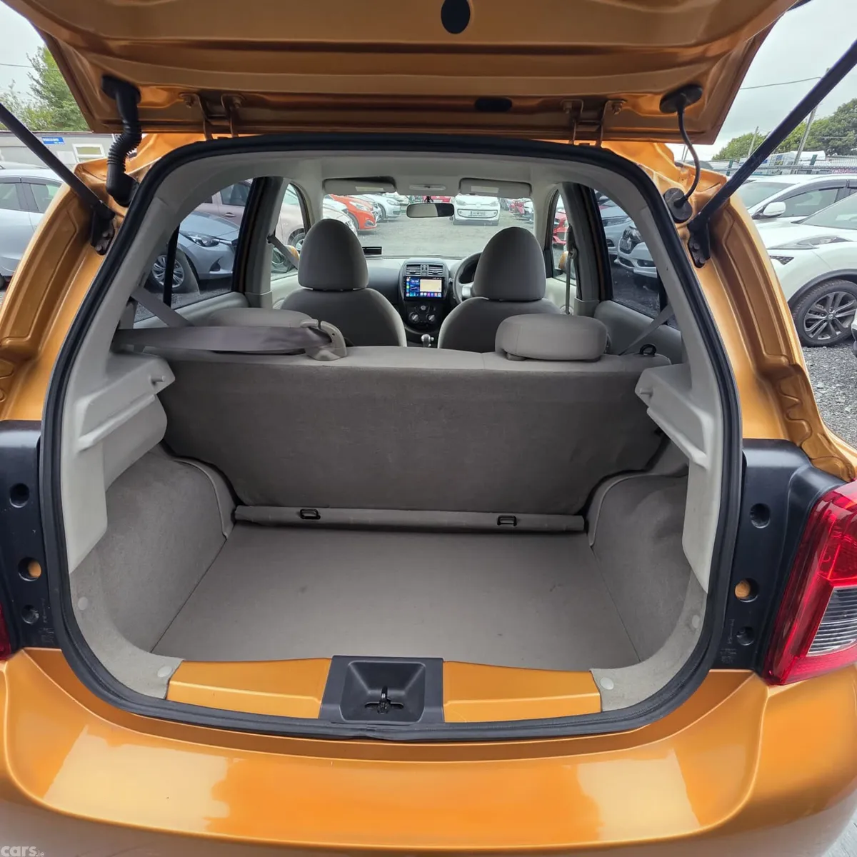 Nissan March Hatchback, Petrol, 2014, Orange