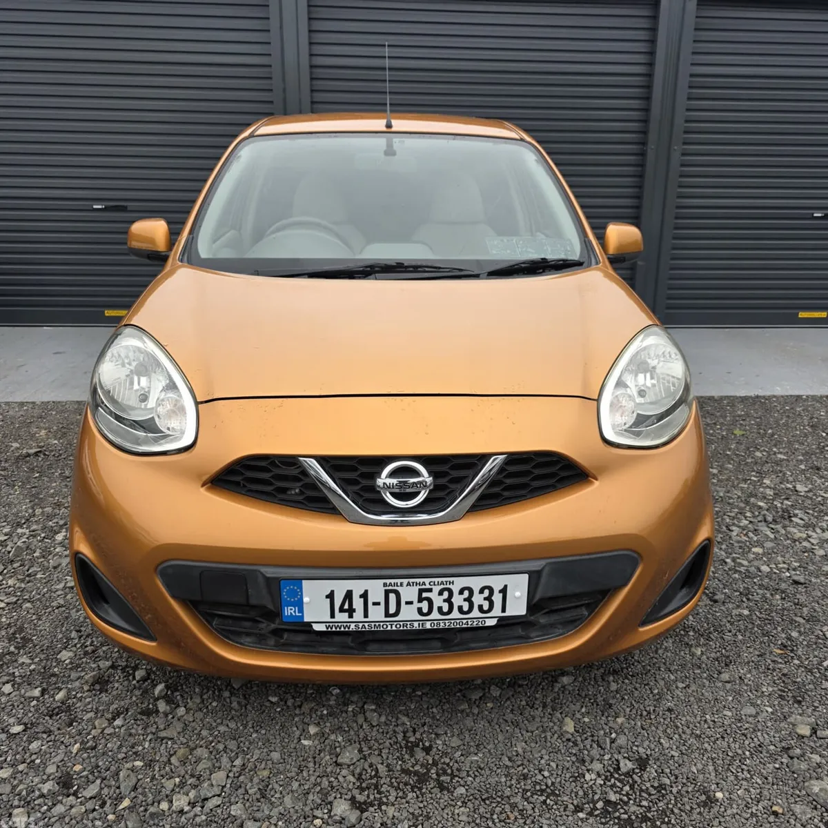 Nissan March Hatchback, Petrol, 2014, Orange
