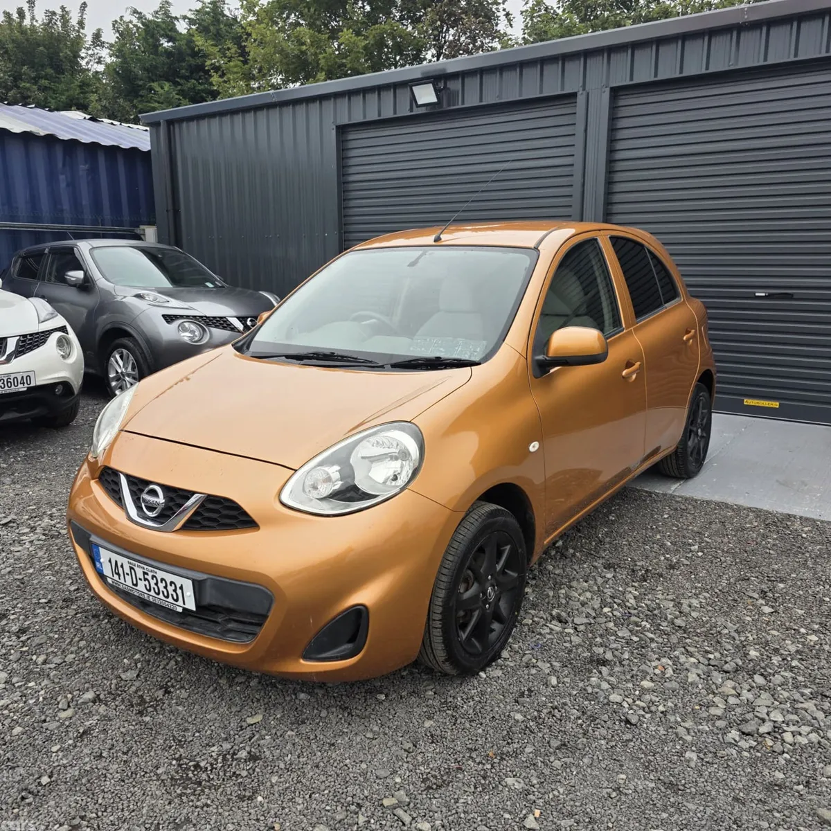 Nissan March Hatchback, Petrol, 2014, Orange