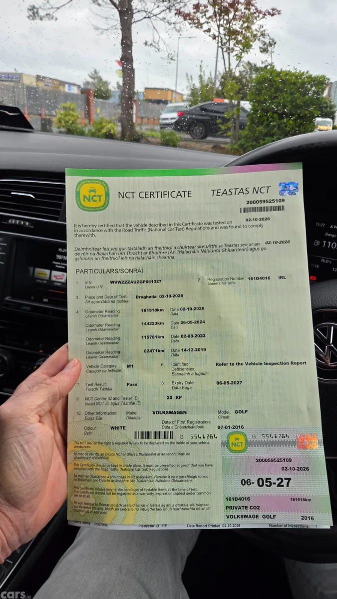 Volkswagen Golf Hatchback, Petrol, 2016, White