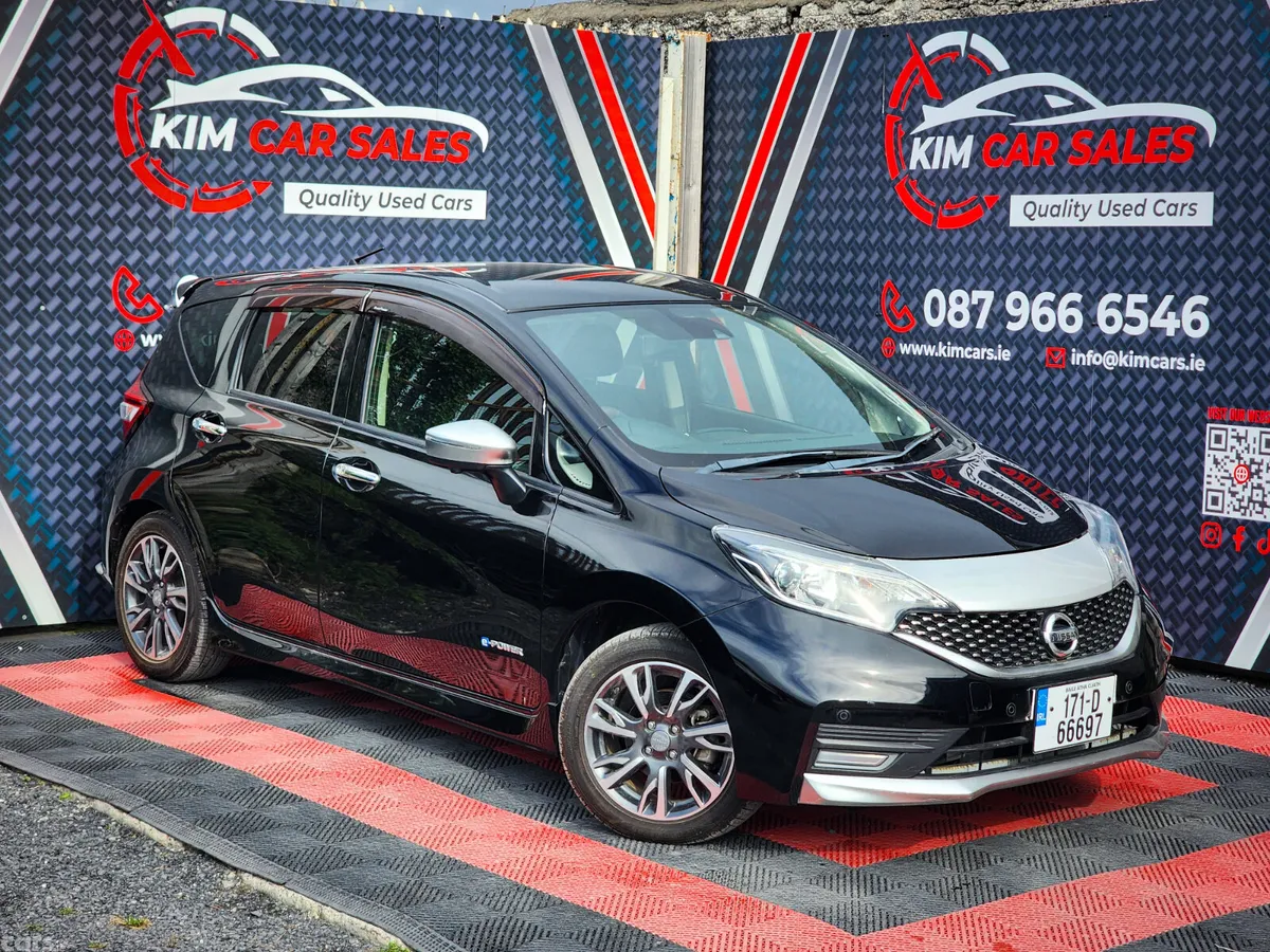 Nissan Note Hatchback, Petrol Hybrid, 2017, Black