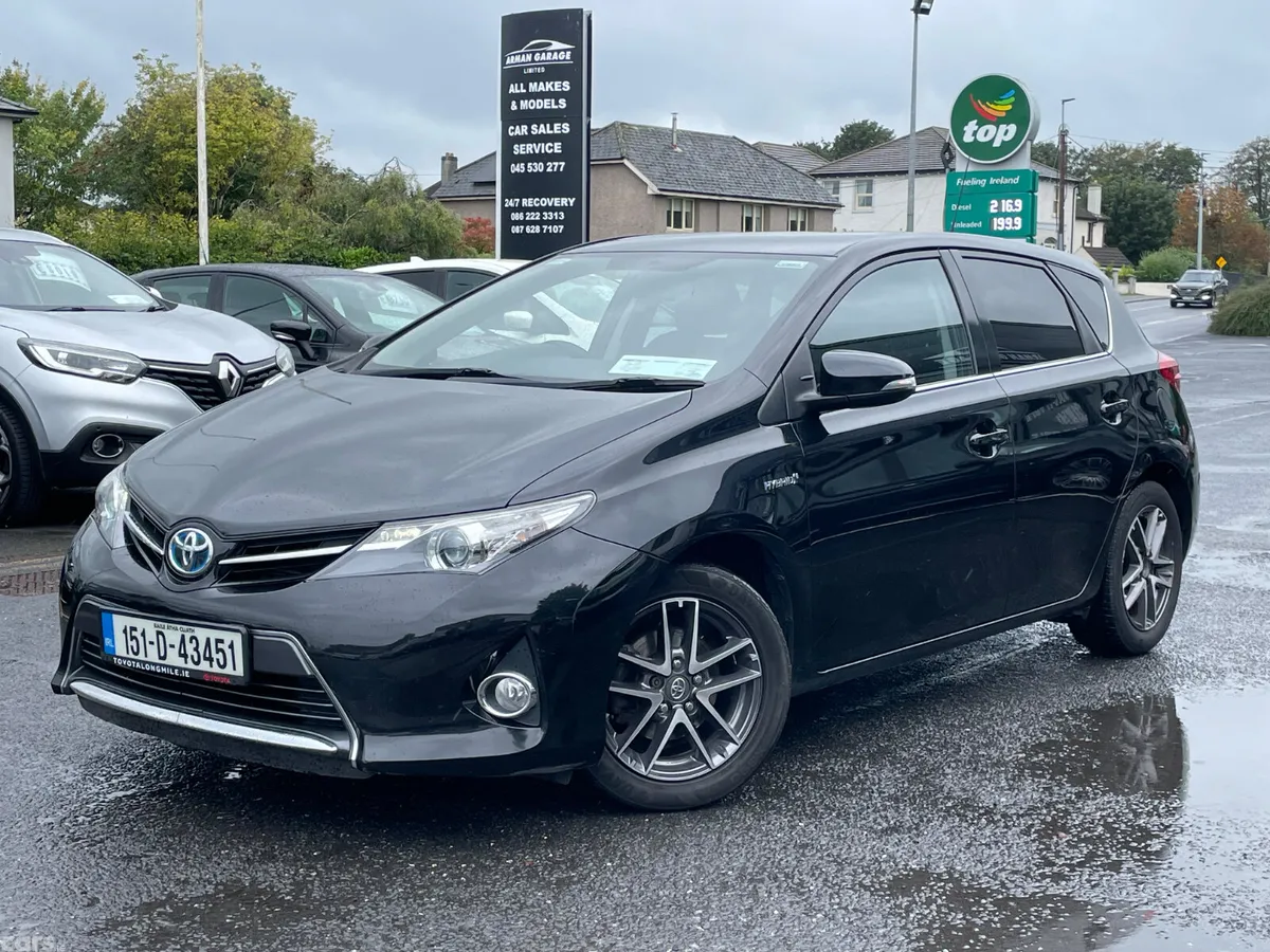 Toyota Auris Hatchback, Petrol Hybrid, 2015, Black
