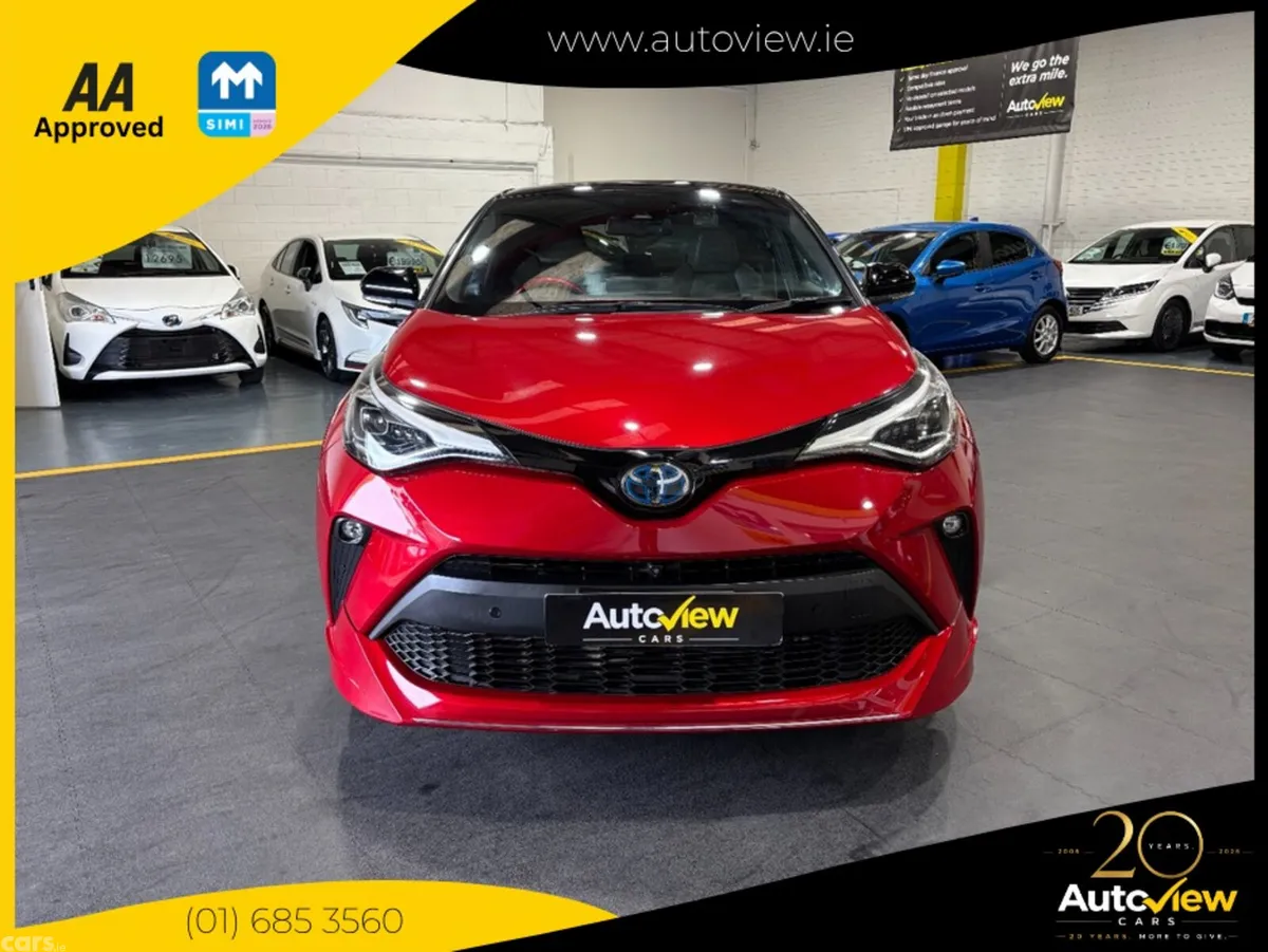 Toyota C-HR SUV, Petrol Hybrid, 2021, Red