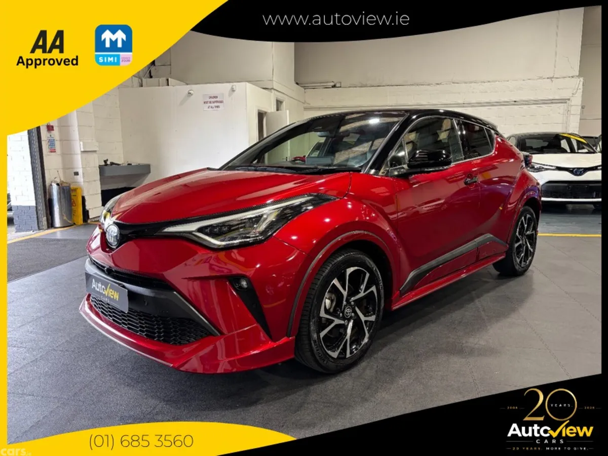 Toyota C-HR SUV, Petrol Hybrid, 2021, Red