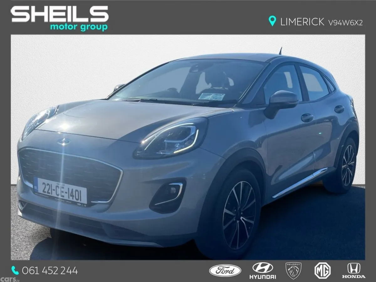 Ford Puma MPV, Petrol Hybrid, 2022, Grey