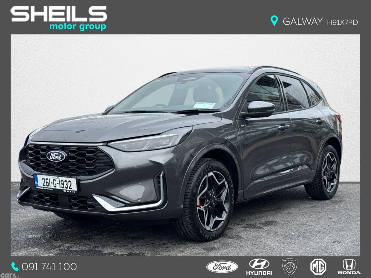 Ford Kuga SUV, Petrol Plug-in Hybrid, 2026, Grey
