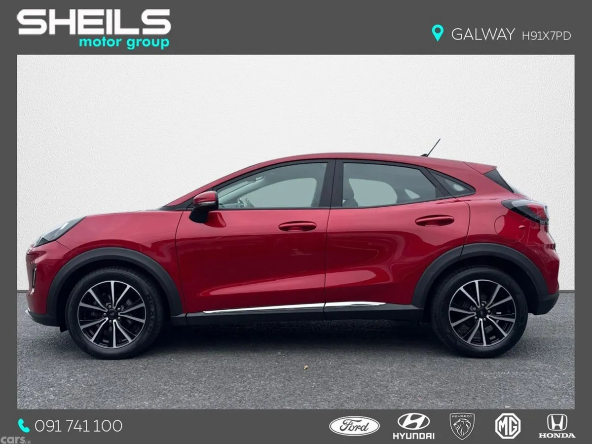Ford Puma MPV, Petrol Hybrid, 2022, Red