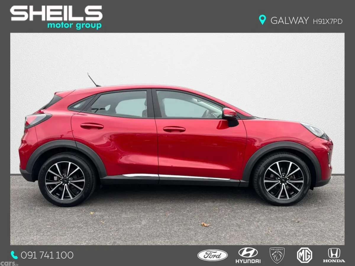 Ford Puma MPV, Petrol Hybrid, 2022, Red