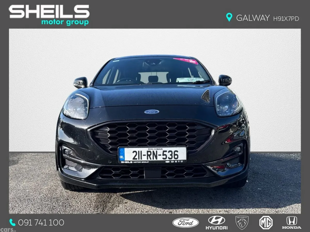 Ford Puma MPV, Petrol Hybrid, 2021, Black