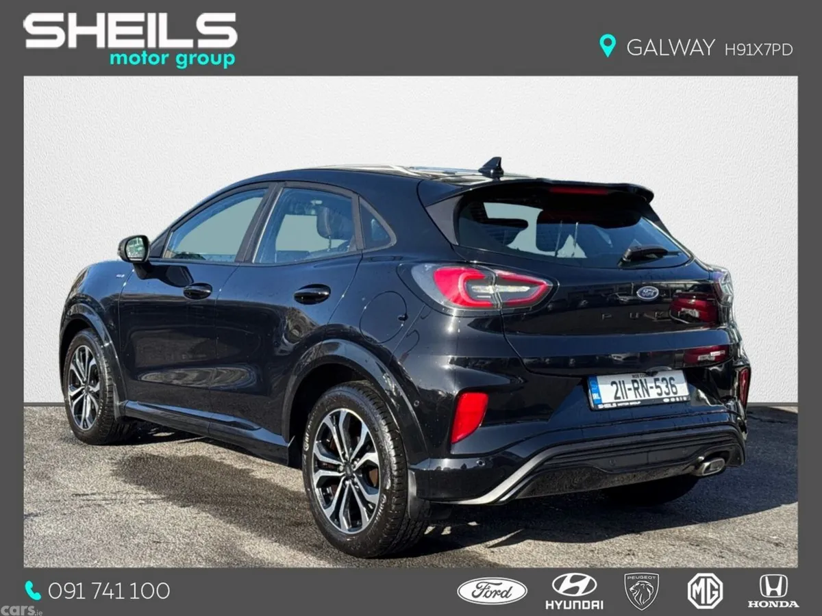 Ford Puma MPV, Petrol Hybrid, 2021, Black