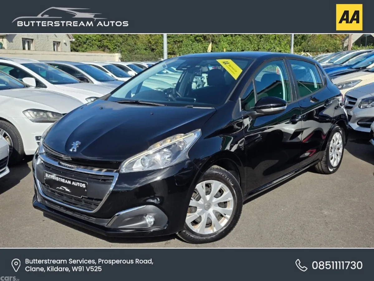 Peugeot 208 Hatchback, Petrol, 2016, Black