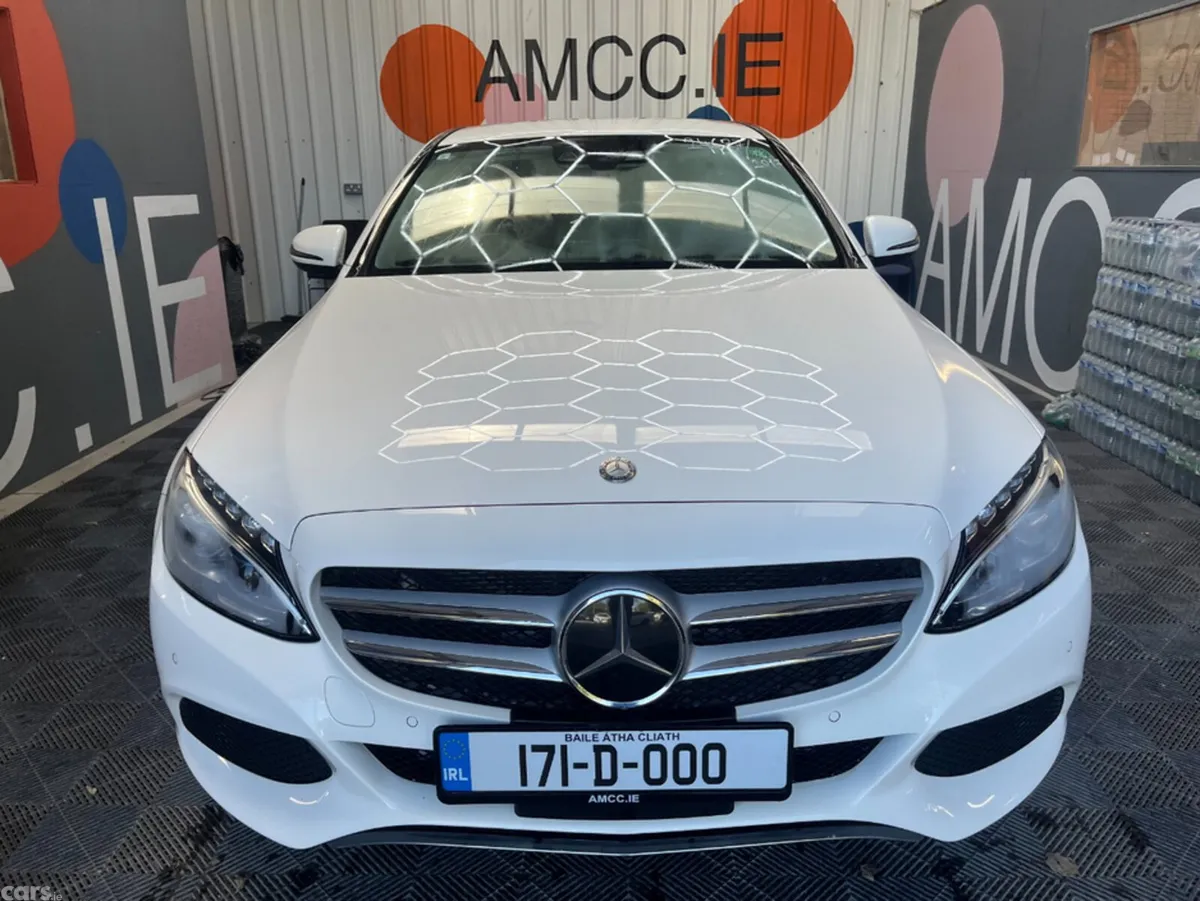 Mercedes-Benz C-Class Saloon, Petrol Plug-in Hybrid, 2017, White