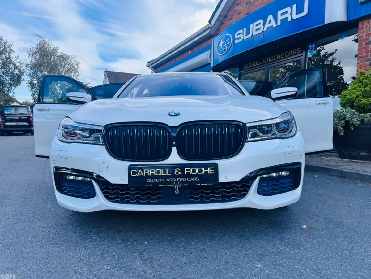 BMW 7-Series Saloon, Petrol Plug-in Hybrid, 2017, White