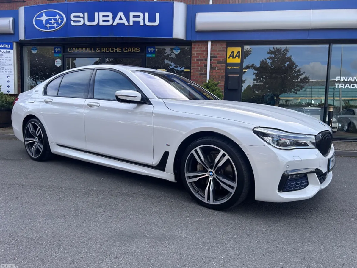 BMW 7-Series Saloon, Petrol Plug-in Hybrid, 2017, White