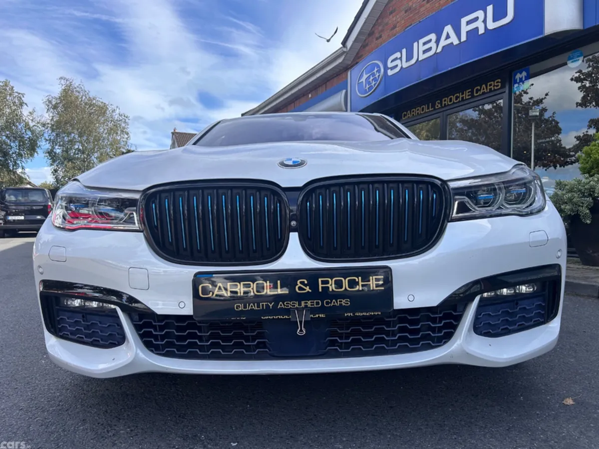 BMW 7-Series Saloon, Petrol Plug-in Hybrid, 2017, White