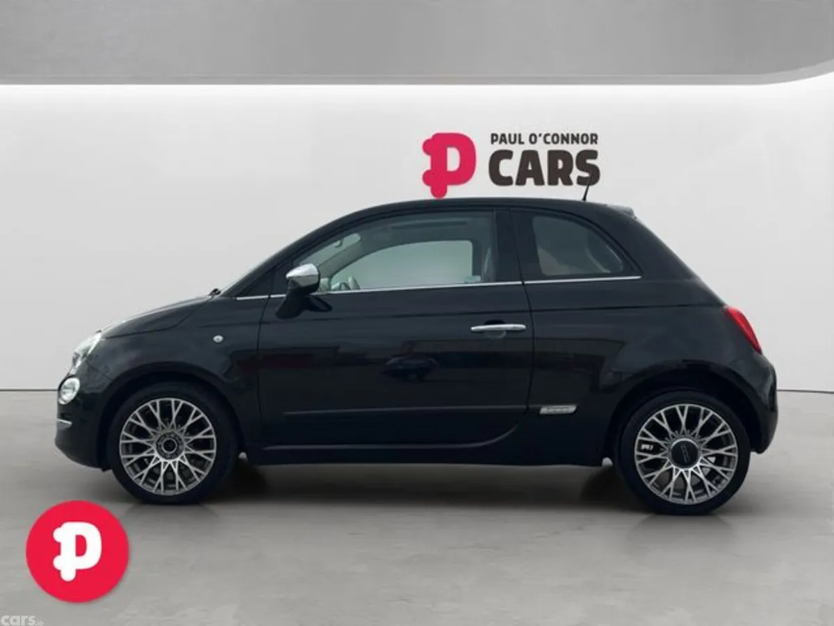 Fiat 500 Hatchback, Petrol, 2017, Black
