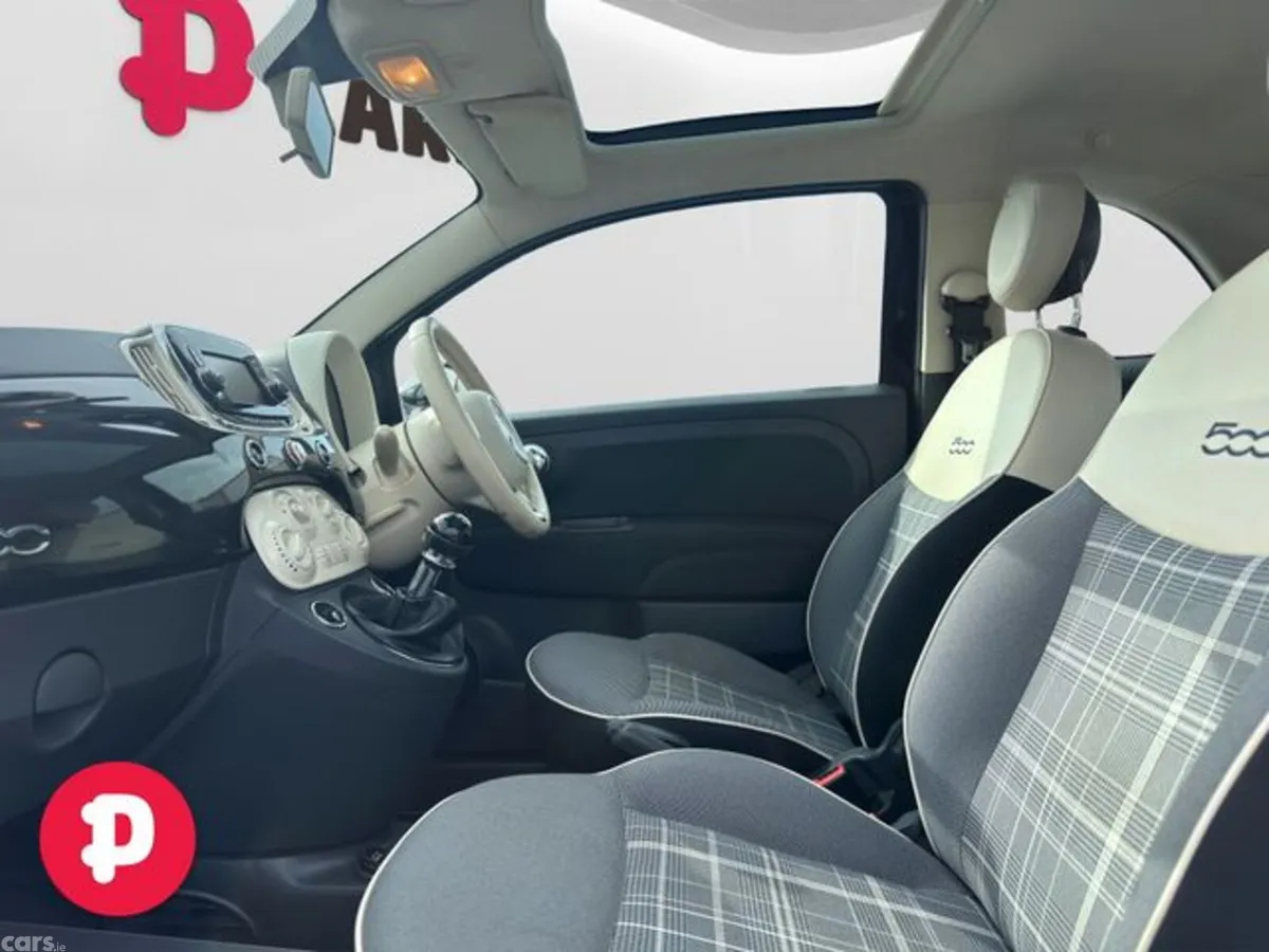 Fiat 500 Hatchback, Petrol, 2017, Black