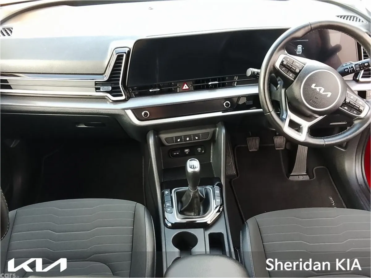 Kia Sportage SUV, Diesel Hybrid, 2023, Red