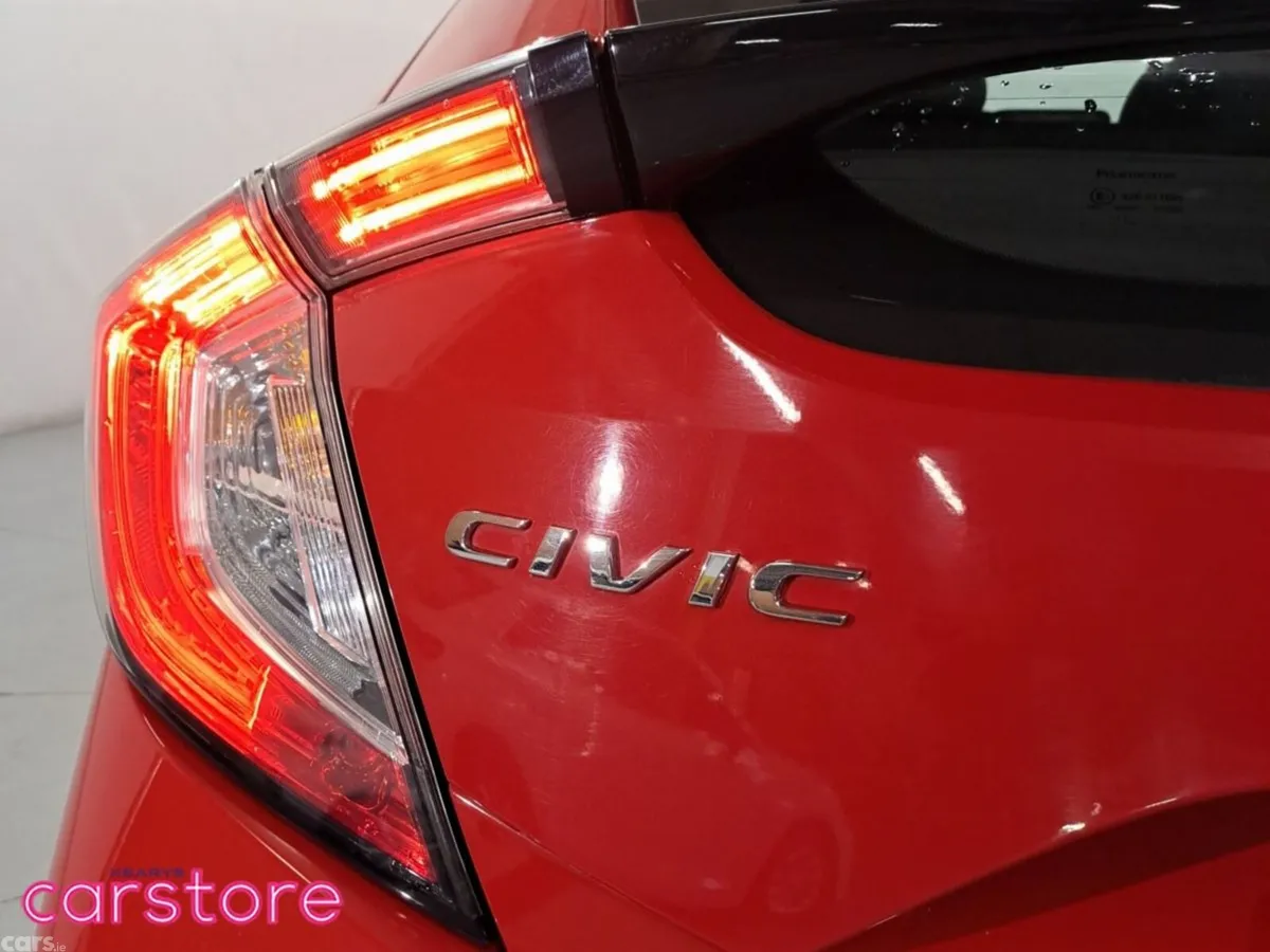 Honda Civic Hatchback, Petrol, 2018, Red