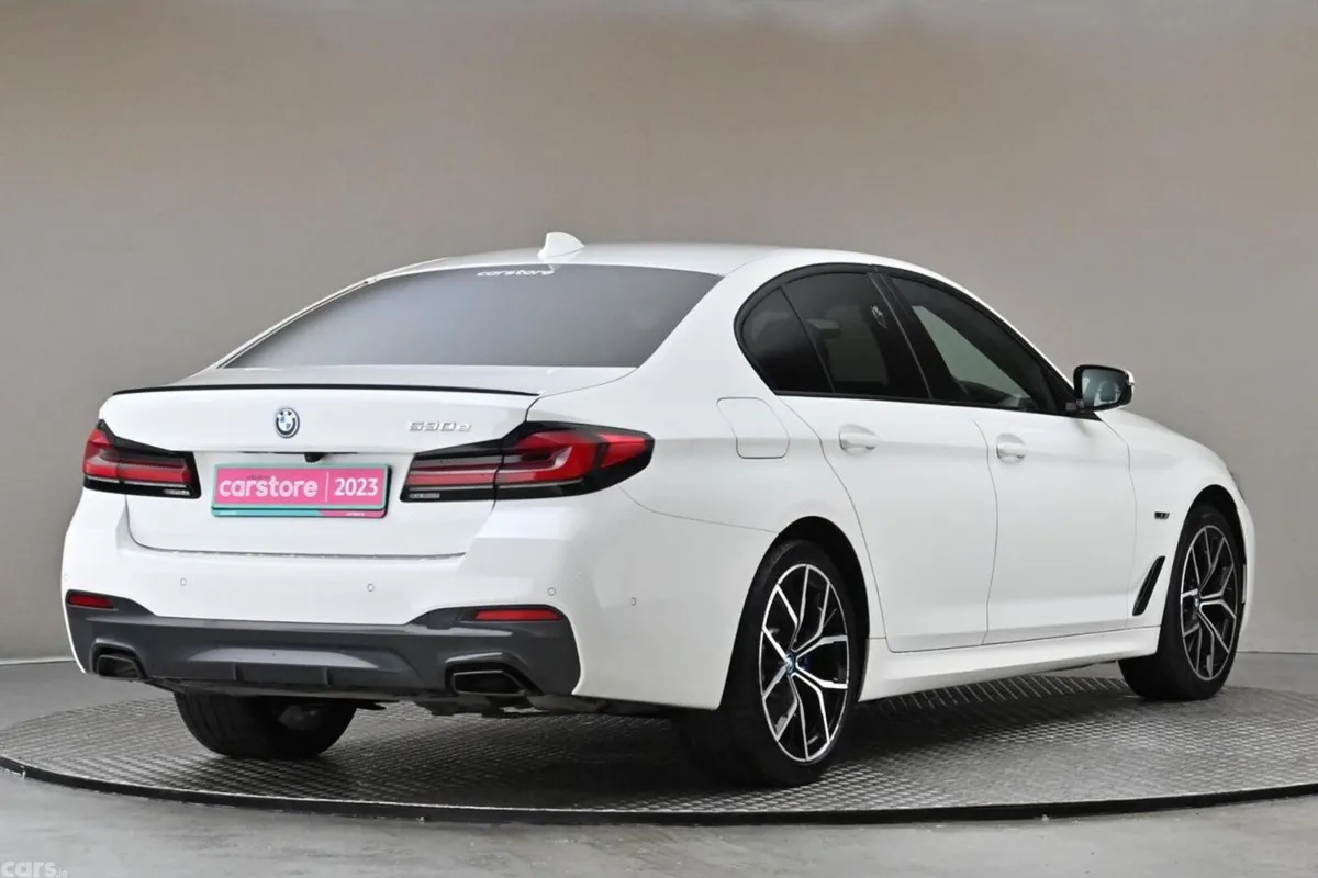 BMW 5-Series Saloon, Petrol Plug-in Hybrid, 2023, White