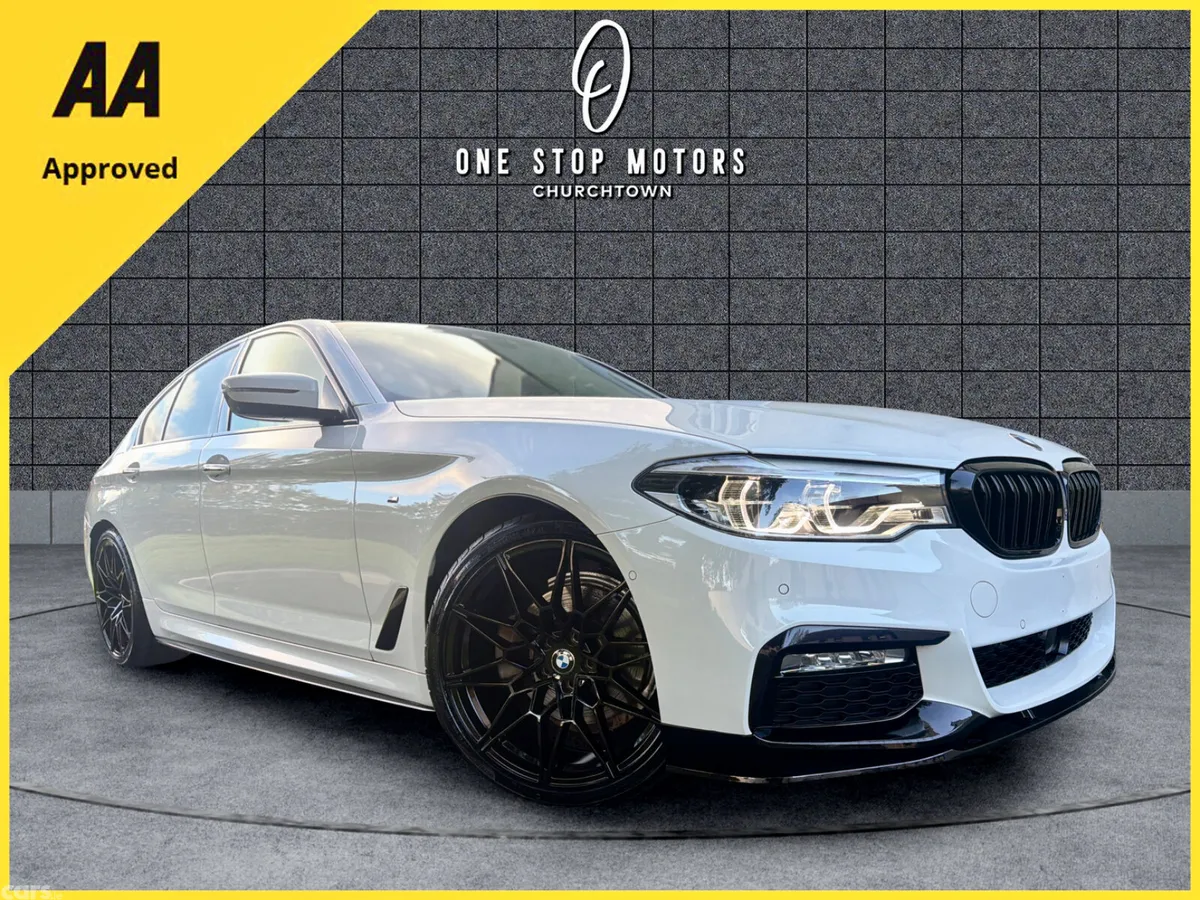 BMW 5-Series Saloon, Diesel, 2018, White