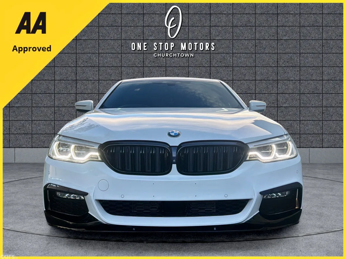 BMW 5-Series Saloon, Diesel, 2018, White