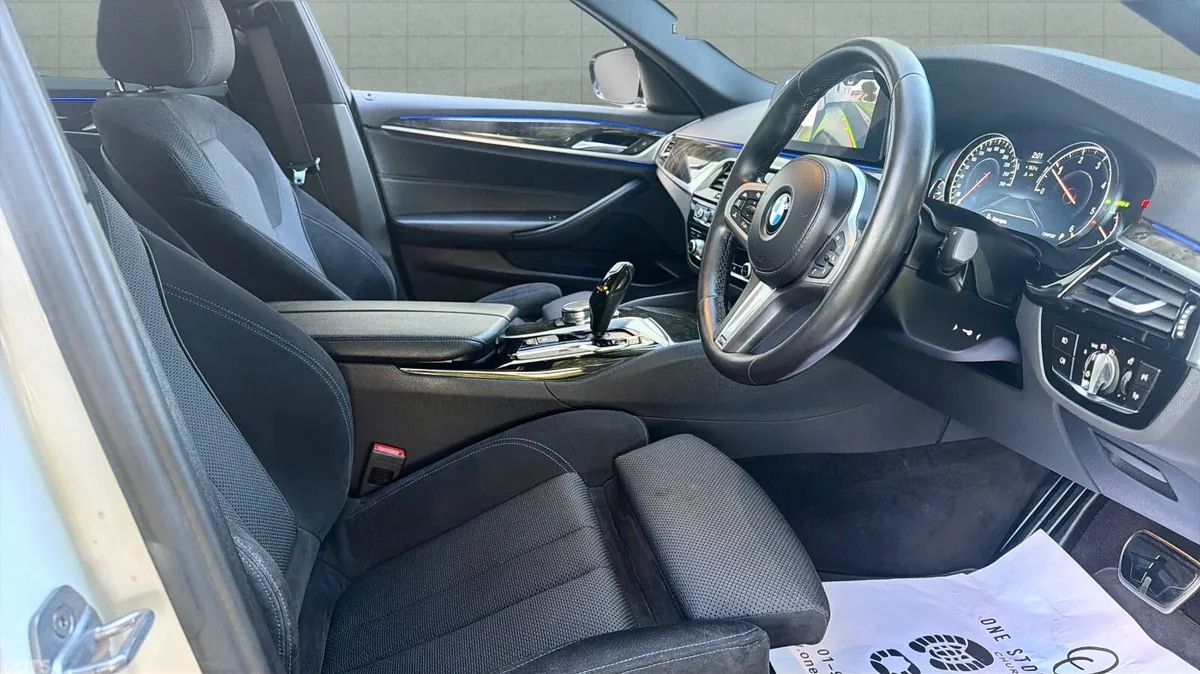 BMW 5-Series Saloon, Diesel, 2018, White