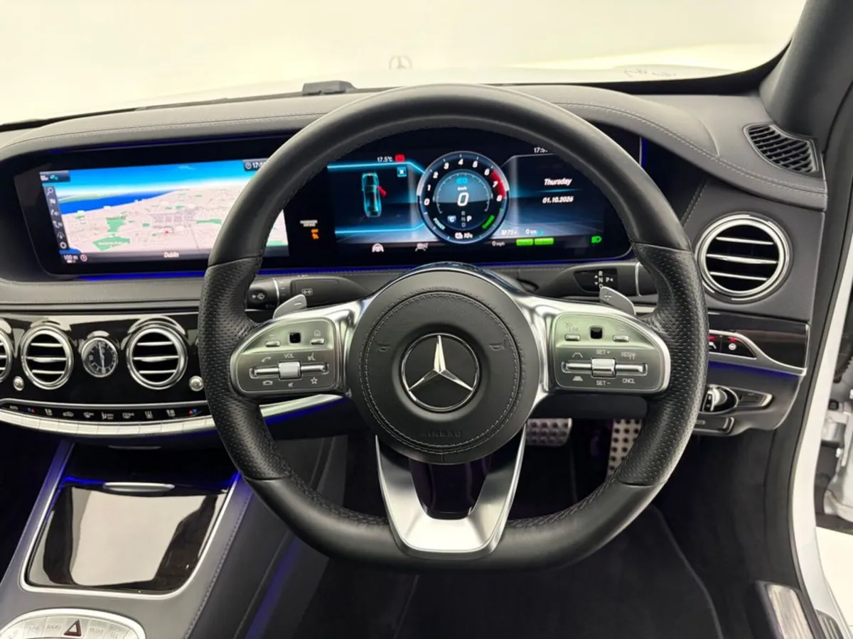 Mercedes-Benz S-Class Saloon, Petrol Plug-in Hybrid, 2019, Silver