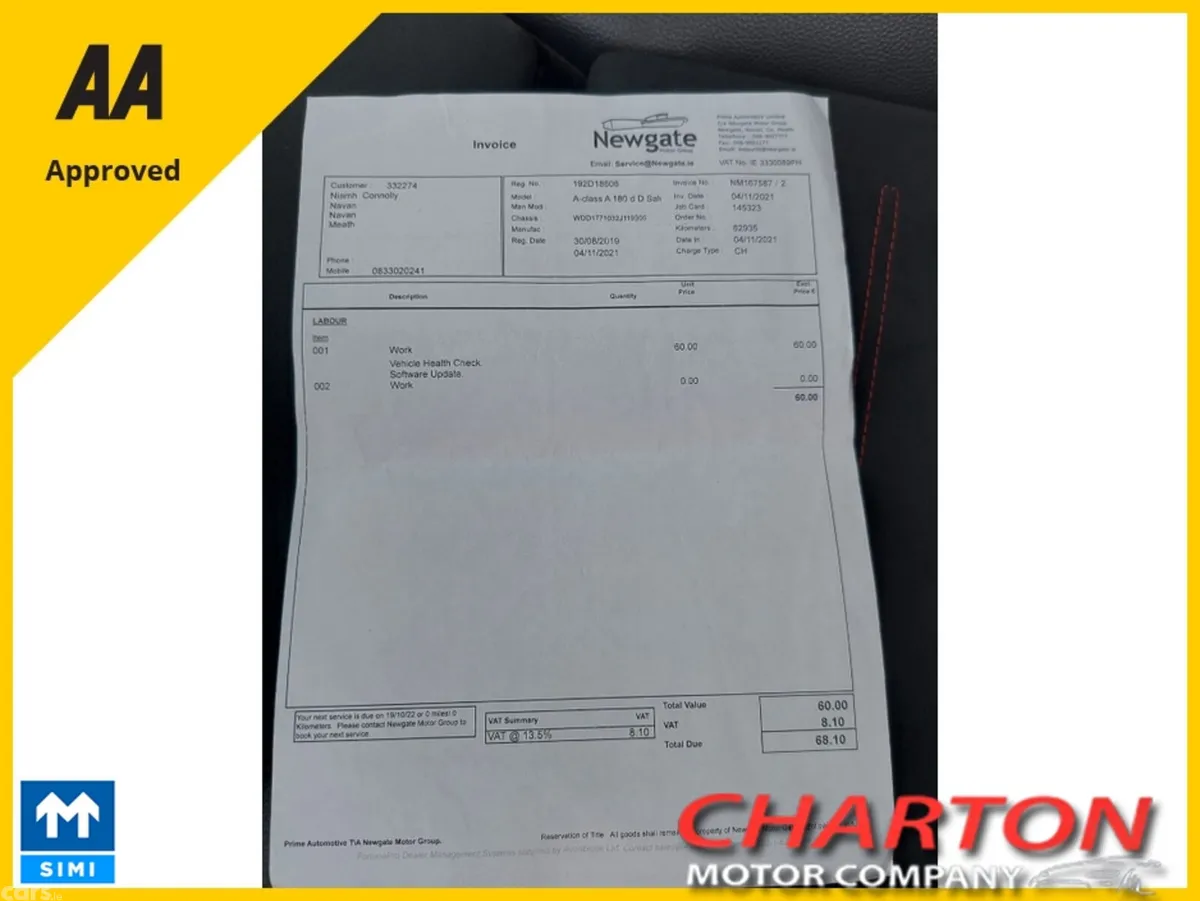 Mercedes-Benz A-Class Saloon, Diesel, 2019, White