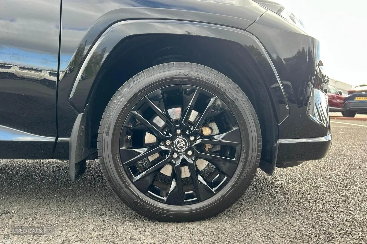 Toyota RAV4 SUV, Petrol Hybrid, 2021, Black