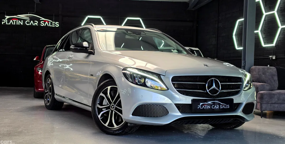 Mercedes-Benz C-Class Estate, Petrol Plug-in Hybrid, 2018, Silver