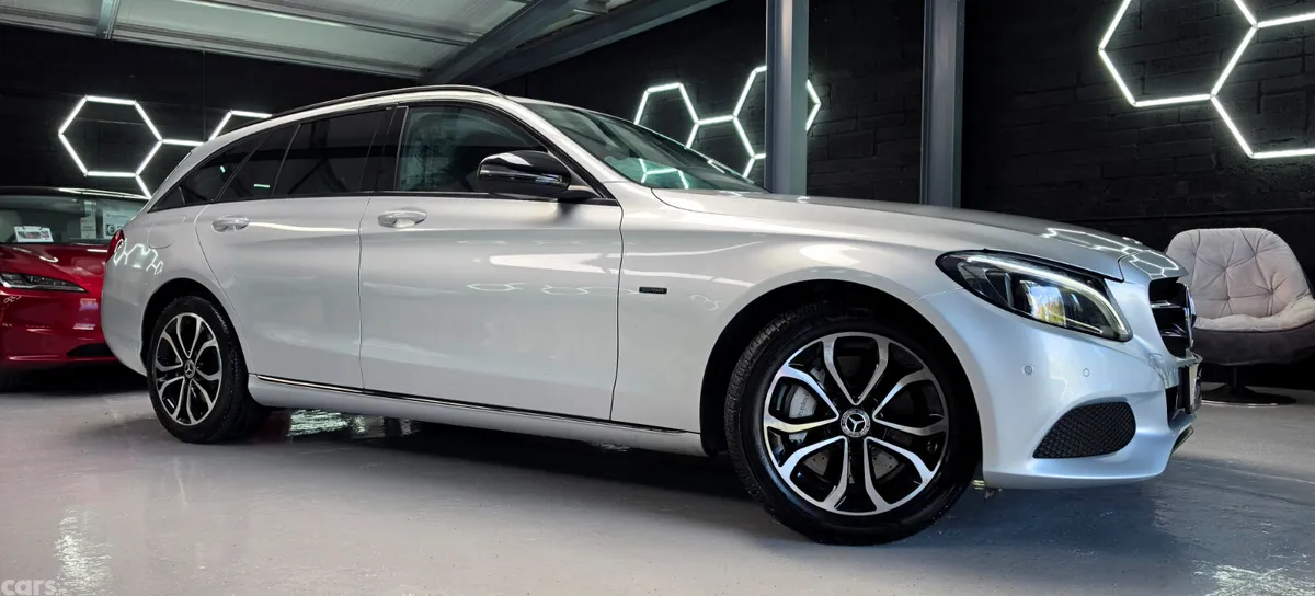Mercedes-Benz C-Class Estate, Petrol Plug-in Hybrid, 2018, Silver