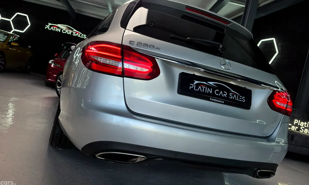Mercedes-Benz C-Class Estate, Petrol Plug-in Hybrid, 2018, Silver