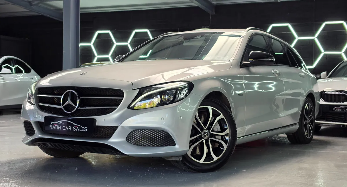 Mercedes-Benz C-Class Estate, Petrol Plug-in Hybrid, 2018, Silver
