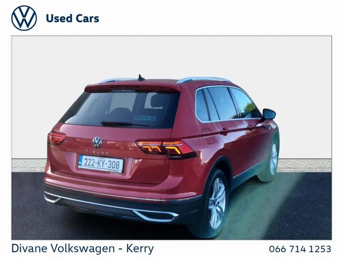 Volkswagen Tiguan SUV, Diesel, 2022, Red