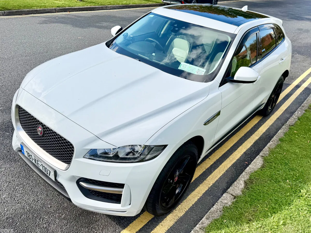 Jaguar F-Pace SUV, Diesel, 2018, White