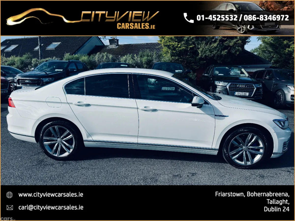Volkswagen Passat Saloon, Petrol Plug-in Hybrid, 2017, White
