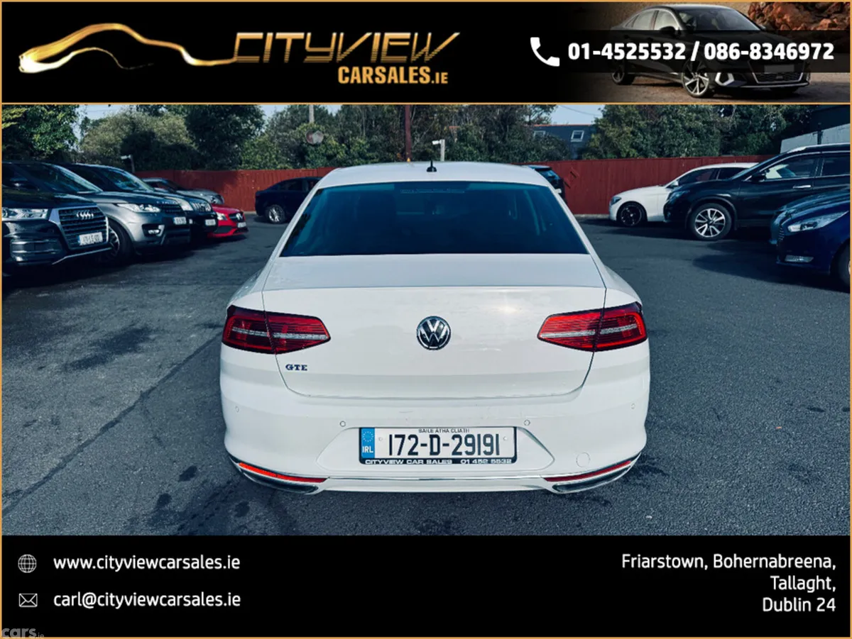 Volkswagen Passat Saloon, Petrol Plug-in Hybrid, 2017, White