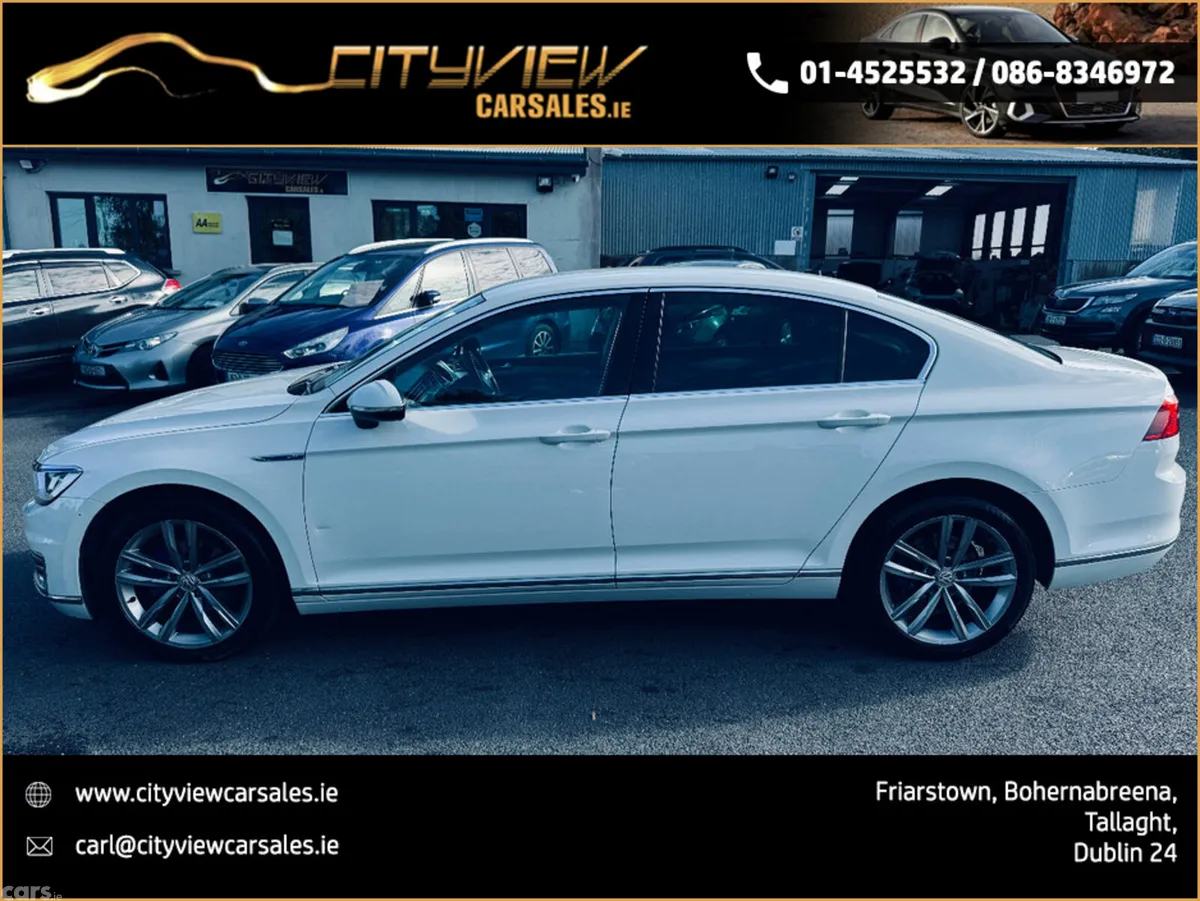 Volkswagen Passat Saloon, Petrol Plug-in Hybrid, 2017, White