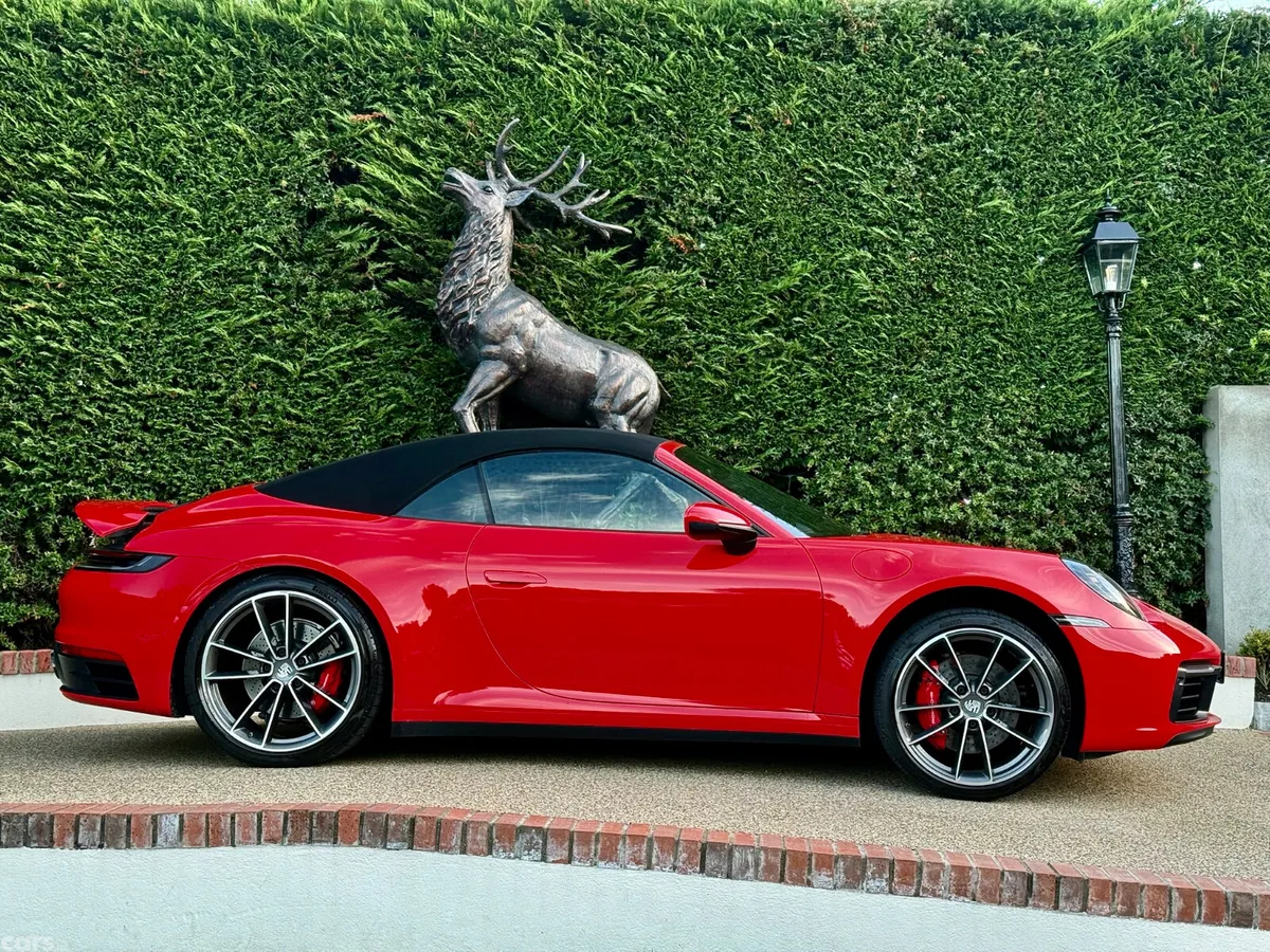 Porsche 911 Convertible, Petrol, 2021, Red