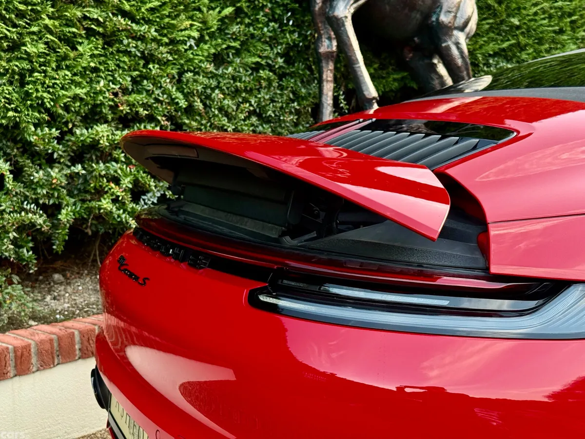 Porsche 911 Convertible, Petrol, 2021, Red